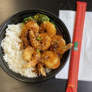 Shrimp Curry Rice Bowl
