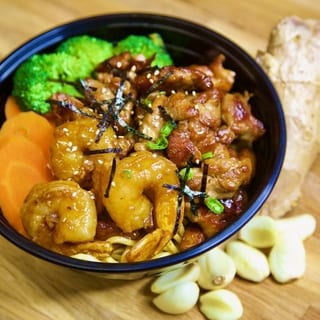 Supreme Chicken & Shrimp Teriyaki Bowl